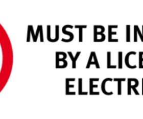 Only a licensed electrician or an electrical contractor can install a safety switch