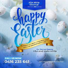 Happy Easter from Allyn White Electrical!