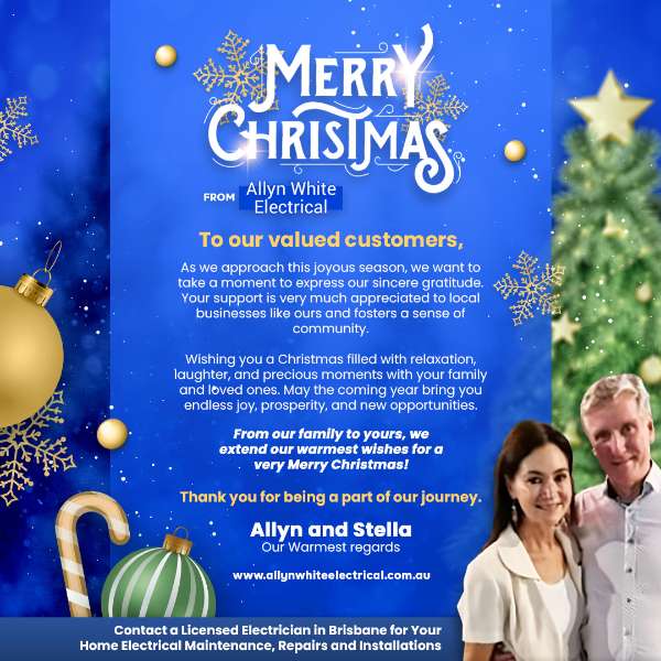 MERRY CHRISTMAS FROM ALLYN WHITE ELECTRICAL!