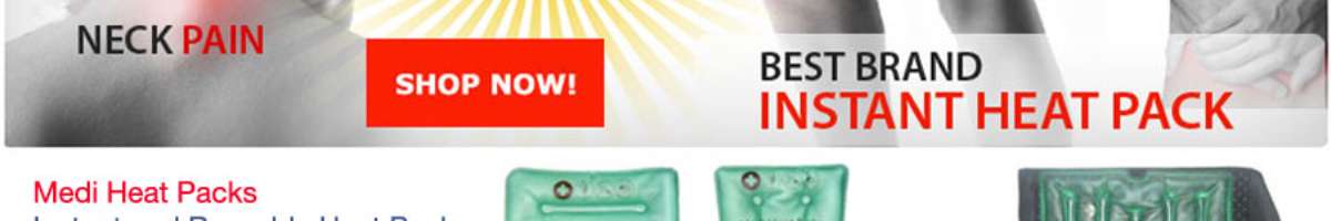 Medi Heat Packs - Australia Banner