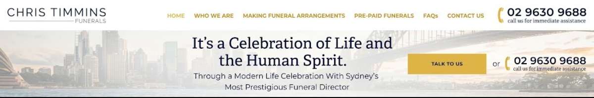 Chris Timmins Funeral Banner