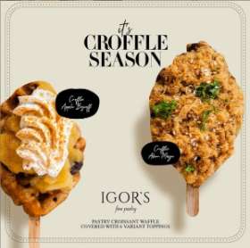 Cemilan Kekinian - Croffle by Igor;s Pastry 