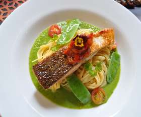 BEST SEARED SALMON by Ginger Olive Restaurant and Grill Melbourne