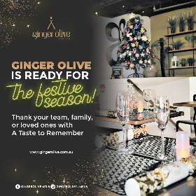 Host your corporate event at Ginger Olive this festive season!
