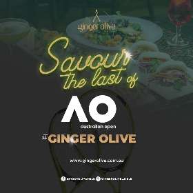 Looking for a bite to eat before a match? Or a couple of bevs after a big day courtside? Fuel up with our mouth-watering steaks, ribs, and grills at Ginger Olive!