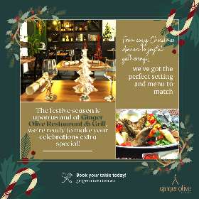 Celebrate the joy of the festive season with us at Ginger Olive Restaurant & Grill! - Ginger Olive Restaurant & Grill Melbourne