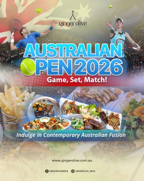 Enjoy Fine Dining during the Australian Open 2026