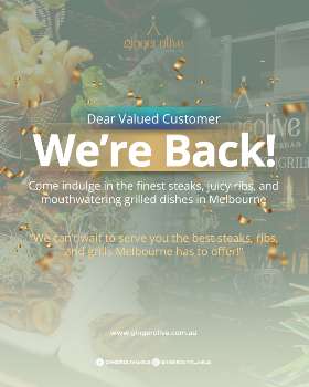 Dear Valued Customer, We're back