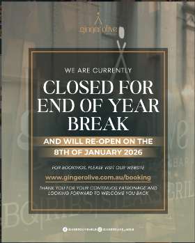 Closed For End of Year Break