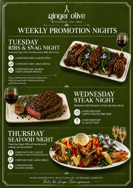 Weekly Promotion Nights