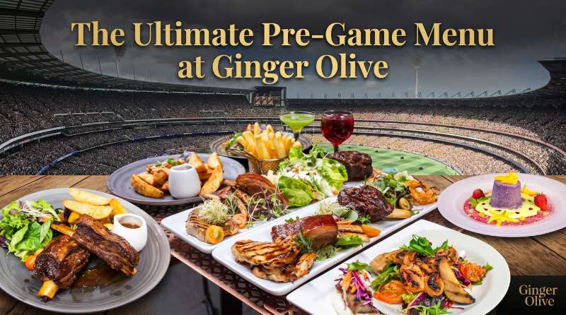 The Ultimate Pre-Game Menu at Ginger Olive