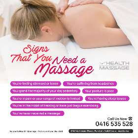 Signs that you need a massage | Sophia's Health Massage