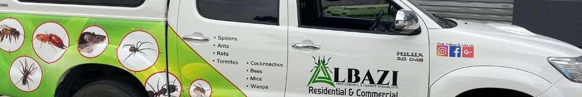 Albazi Pest Control and Termite Specialists Banner