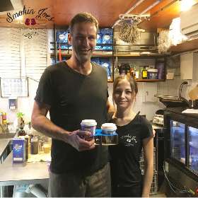 With Our Customer - Smokin Joes Coffee in Everton Park