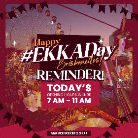 Ekka Day Remainder | Smokin Joes