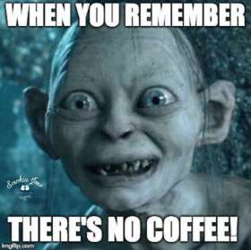 Don't let it be a reality. Pop into our cafe and get your caffeine fix before it's all gone! ☕️ - Smokin Joes Coffee