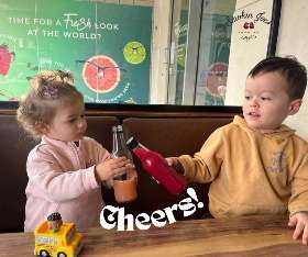Cheers! Our Little Mate Here - Smokin Joes Coffee Everton Park, Brisbane