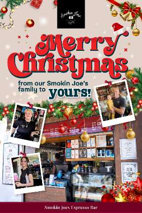 Merry Christmas from Our Smokin Joes Family to Yours! - Smokin Joes Espresso Bar
