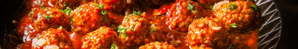 Italian Food P'sghetti Bar Banner