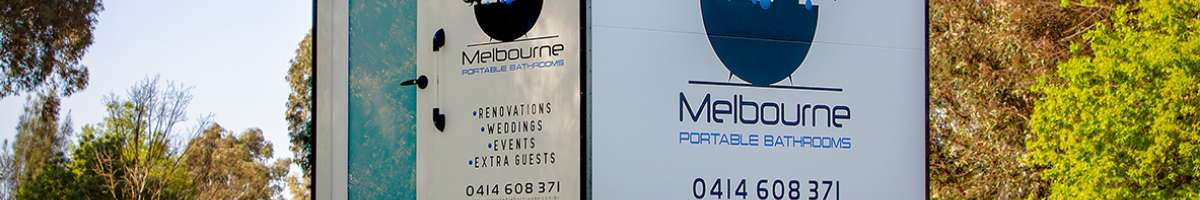Melbourne Portable Bathrooms Banner