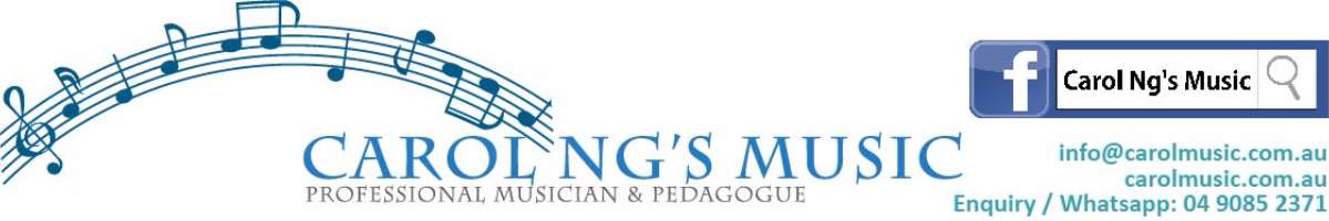 carolmusic.com.au Banner