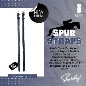 Introducing our latest addition: SPUR STRAPS - BLACK - by FFEquestrian