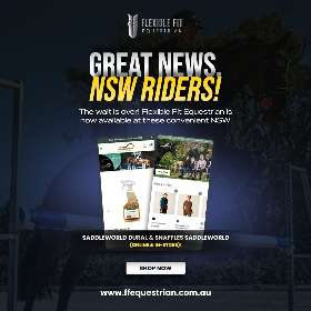 We're thrilled to announce that Flexible Fit Equestrian is now available at select NSW stockists! - - by FFEquestrian
