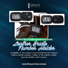 Have you seen our range of Bridle Numbers? Available in two stunning styles with 3 number and 4 number inserts! Shop today! by FFEquestrian