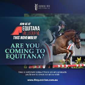 Flexible Fit Equestrian is excited to announce that we'll be at Equitana this November! by FFEquestrian