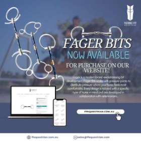 Fager Bits are now available on our FFquestrian Australia site!