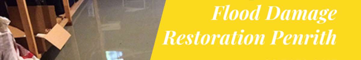 Flood Damage Restoration Penrith Banner