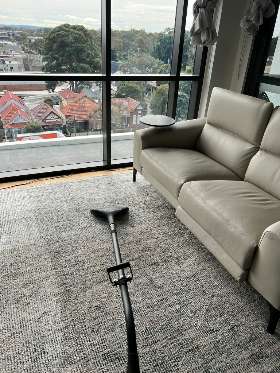 Coffee stain removal with carpet steam cleaning - by Professional Carpet Cleaning Service - After photo
