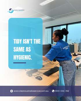 Tidy isn't the same as hygienic.