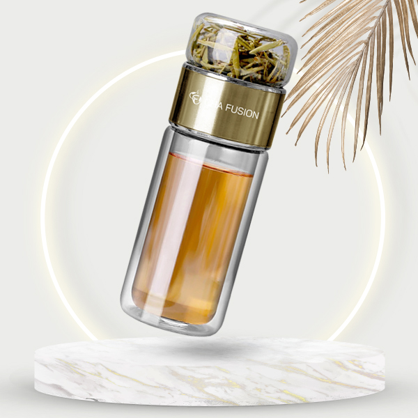 Tea Infuser Bottle - Gold