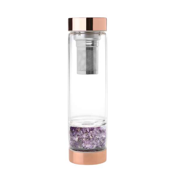 Amethyst Crystals Bottle