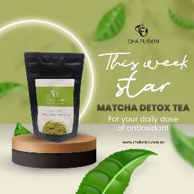 Matcha Green Tea Detox Tea | Cha Fusion Detox Tea | Herbal Tea Australia