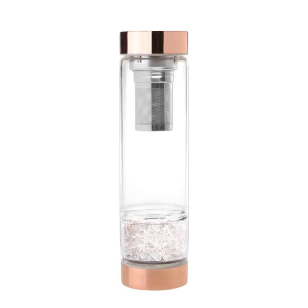 White Crystals Crystals Bottle