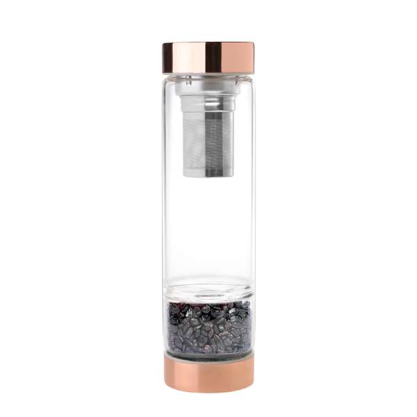 Obsidian Crystals Bottle