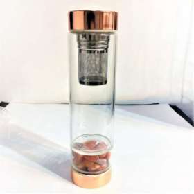 Citrine Crystals Bottle