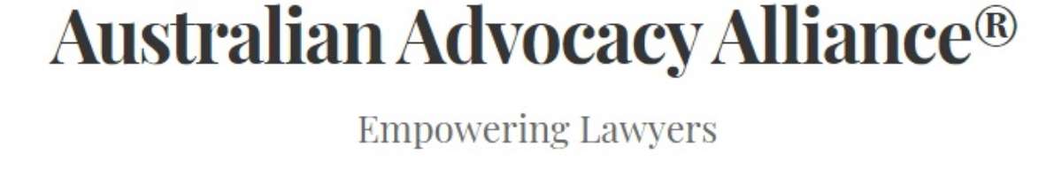 Australian Advocacy Alliance Banner