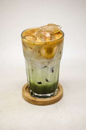 Matcha Coffee - Kafe Kekinian di Jemursari, Surabaya - Scooter Cafe, Wonocolo | Triple S Neighborhood