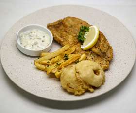 Fish and Chips - Art and Scooter Cafe Surabaya Selatan | Triple S Neighborhood 