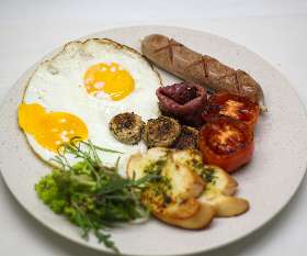 American Breakfast - Restaurant & Scooter Cafe Hits Jemursari, Surabaya | Triple S Neighborhood