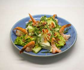 Prawn Green Salad With Mayo - Restoran dan Kafe Hits di Jemursari, Surabaya | Triple S Neighborhood