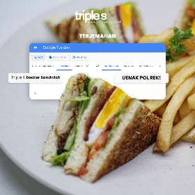 Triple S Decker Sandwich di Cafe Hits Surabaya | Triple S Neighborhood