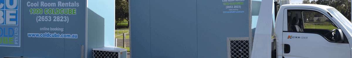 Coolroom Hire Melbourne Banner