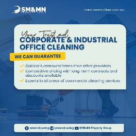 Trusted Corporate & Industrial Office Cleaning | SM&MN Cleaning | Cleaning Service Melbourne