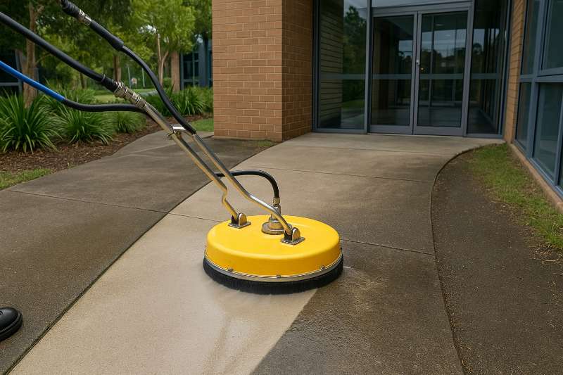 Concrete Cleaning for Commercial Properties: Why It’s Important for Safety and Appearance