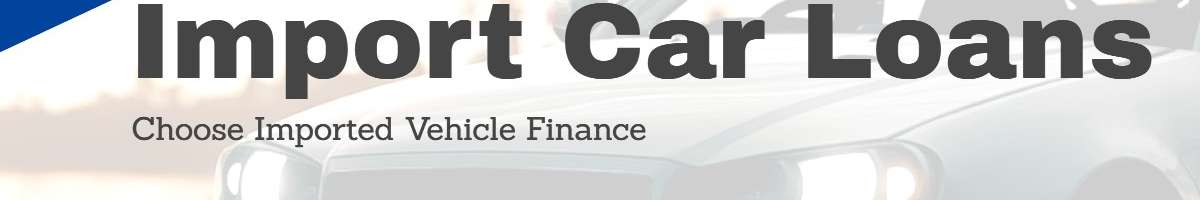 Import Car Loans Banner