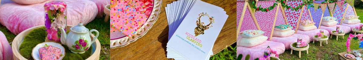 Woodland Glamping Banner